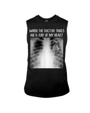 When Doctor Takes X-ray Of My Heart Black Mouth Cur Sleeveless Tee tile