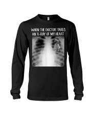 When Doctor Takes X-ray Of My Heart Black Mouth Cur Long Sleeve Tee tile