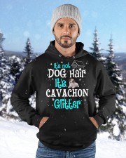 Cavachon It's Not Dog Hair Hooded Sweatshirt custom-hoodie-sweatshirt-lifestyle-front-203