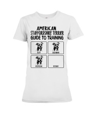 American Staffordshire Terrier Guide To Training Premium Fit Ladies Tee tile
