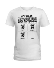 American Staffordshire Terrier Guide To Training Ladies T-Shirt tile