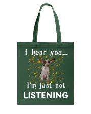 Bracco Italiano I hear you not listening Tote Bag tile