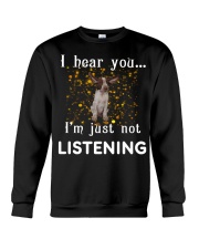 Bracco Italiano I hear you not listening Crewneck Sweatshirt tile