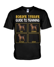 Border Terrier Guide To Training V-Neck T-Shirt tile