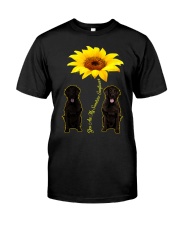 Flat Coated Retriever You Are My Sunshine Sunflower Classic T-Shirt tile