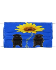 Flat Coated Retriever You Are My Sunshine Sunflower Mask tile