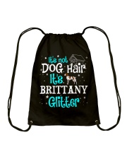 Brittany Spaniel It's Not Dog Hair Drawstring Bag tile