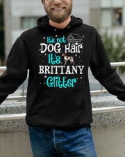 Brittany Spaniel It's Not Dog Hair Hooded Sweatshirt apparel-hooded-sweatshirt-lifestyle-front-106