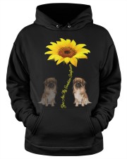 Tibetan Spaniel You Are My Sunshine Sunflower Hooded Sweatshirt apparel-hooded-sweatshirt-lifestyle-front-34