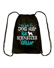 Schnauzer It's Not Dog Hair Drawstring Bag tile
