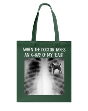 When Doctor Takes X-ray Of My Heart Patterdale Terrier Tote Bag tile