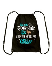 Chinese Shar-Pei It's Not Dog Hair Drawstring Bag tile