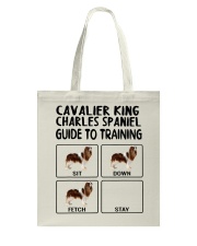 Cavalier King Charles Spaniel Guide To Training Tote Bag tile