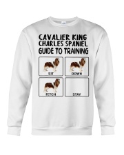 Cavalier King Charles Spaniel Guide To Training Crewneck Sweatshirt tile
