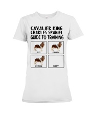 Cavalier King Charles Spaniel Guide To Training Premium Fit Ladies Tee tile