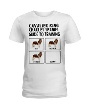 Cavalier King Charles Spaniel Guide To Training Ladies T-Shirt tile