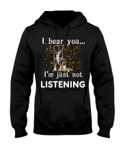 English Shepherd I hear you not listening Hooded Sweatshirt front