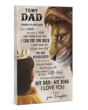 TO MY DAD 24x36 Gallery Wrapped Canvas Prints front