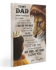 TO MY DAD canvas-wrap-print tile