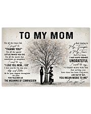 TO MY MOM  Horizontal Poster tile