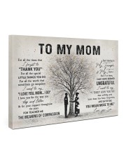 TO MY MOM  36x24 Gallery Wrapped Canvas Prints front