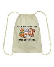 Psychiatric tech Drawstring Bag tile