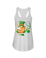 St Patrick's Day Gnome Ladies Flowy Tank tile