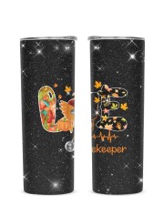 Housekeeper Glitter Tumbler tile