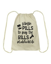 Lab Tech - Laboratory Technician Drawstring Bag tile
