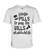 Lab Tech - Laboratory Technician V-Neck T-Shirt tile