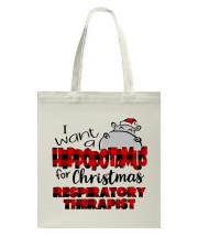 Respiratory Therapist - RT Tote Bag tile