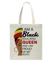 I am a Black Queen Tote Bag tile