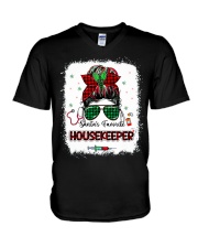 Housekeeper V-Neck T-Shirt tile