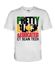 CT Scan Tech V-Neck T-Shirt tile