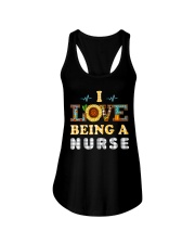 Nurse Ladies Flowy Tank tile