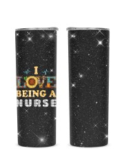 Nurse Glitter Tumbler tile