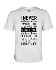 Dietary Life V-Neck T-Shirt tile