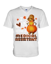 Medical Assistant - MA V-Neck T-Shirt tile