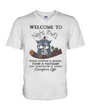 Caregiver V-Neck T-Shirt tile