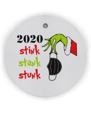 2020 Stink Stank Stunk Circle Ornament (Wood tile