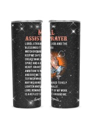 Medical Assistant - MA Glitter Tumbler tile