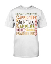 All About Fall Classic T-Shirt front