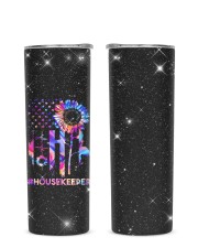 Housekeeper Glitter Tumbler tile
