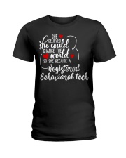 Registered behavioral tech Ladies T-Shirt tile