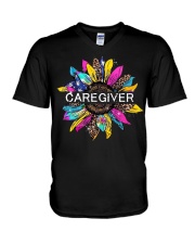 Caregiver V-Neck T-Shirt tile
