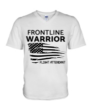 Flight Attendant V-Neck T-Shirt tile