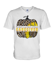 Caregiver V-Neck T-Shirt tile