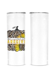 Caregiver Glitter Tumbler tile