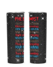 Phlebotomist Glitter Tumbler tile