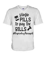 Respiratory Therapist - RT V-Neck T-Shirt tile